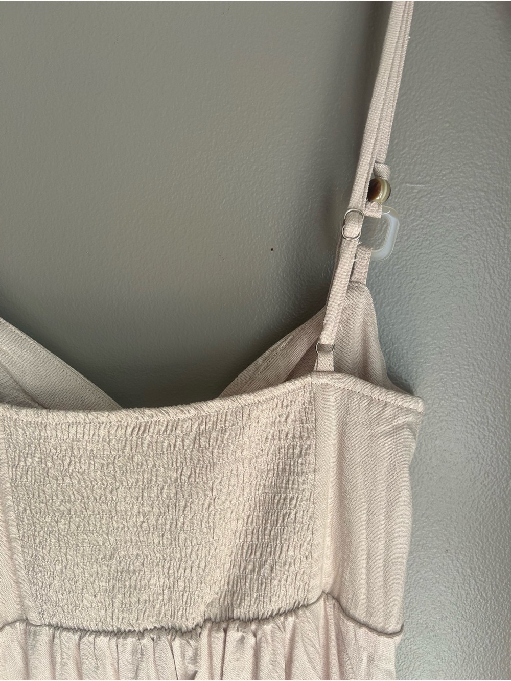 Soft Beige Slip Dress - Haute Monde - Picture 8 of 10